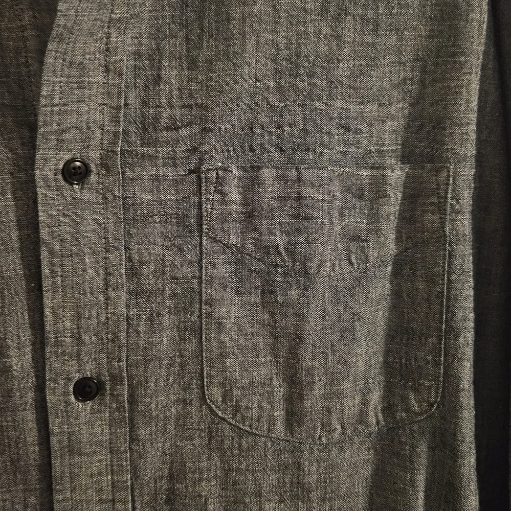 Banana Republic Charcoal Button-Down Shirt